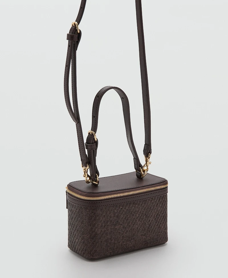 Mango Women's Natural Fiber Toiletry Bag