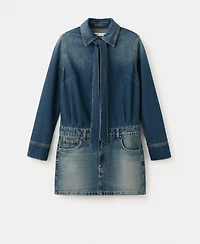 Mango Women's Combined Denim Dress