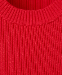 Mango Women's Striped Knit Top