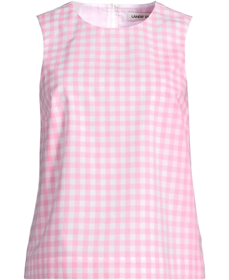Lands' End Women's Poplin Sleeveless Shell