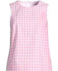 Lands' End Women's Poplin Sleeveless Shell