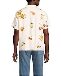 Lands' End Men's Short Sleeve Camp Collar Hawaiian Shirt