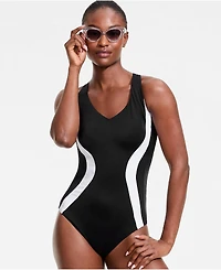 Lands' End Women's Tugless Contour One Piece