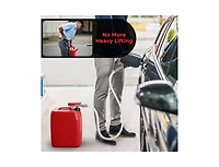 Sugift Portable Fuel Transfer Pump with Flow Control Nozzle