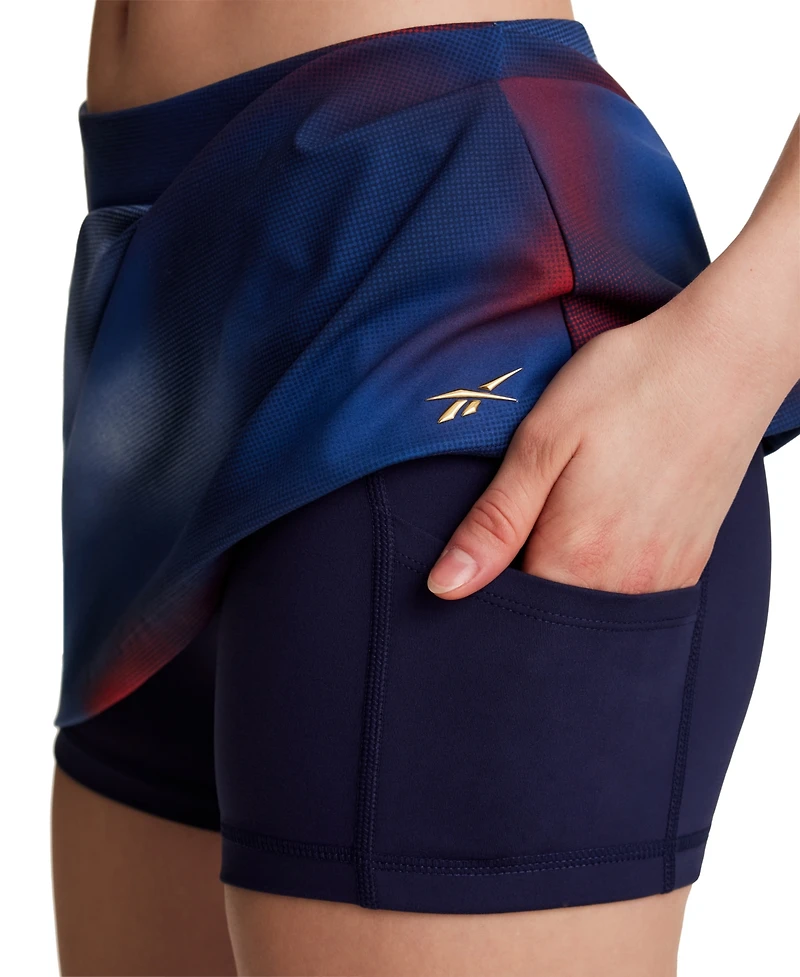 Reebok Women's Printed Run Skort
