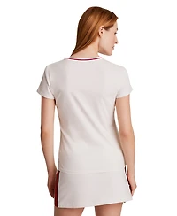 Reebok Women's Short-Sleeve Crewneck Fitted T-Shirt