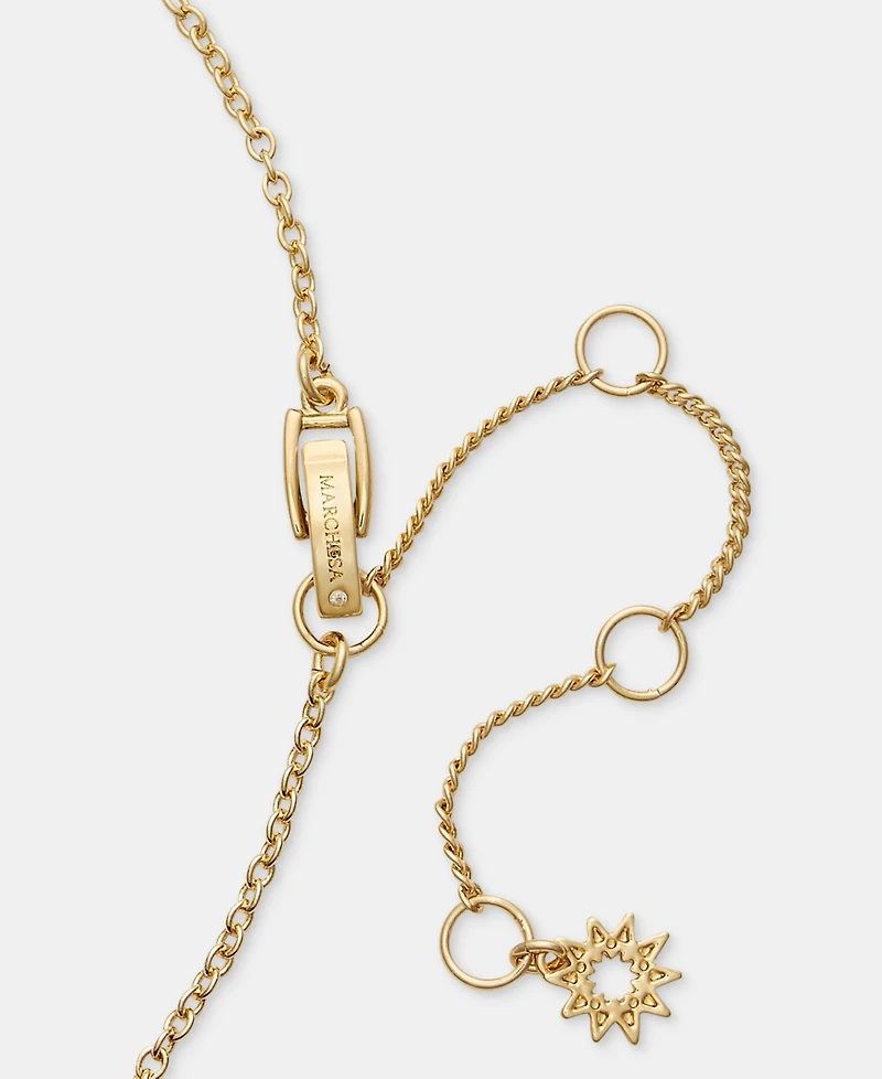 Lauren Ralph Lauren Crystal & Imitation Pearl Layered Statement Necklace, 18" + 3" extender