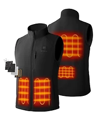 ororo Men's 4-Zone Heated Softshell Vest