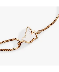 Alex and Ani Dove 'Peace' Mother of Pearl Pull Chain Bracelet