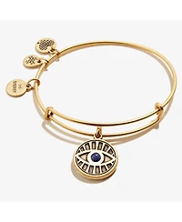Alex and Ani Evil Eye + Sodalite Charm Bangle