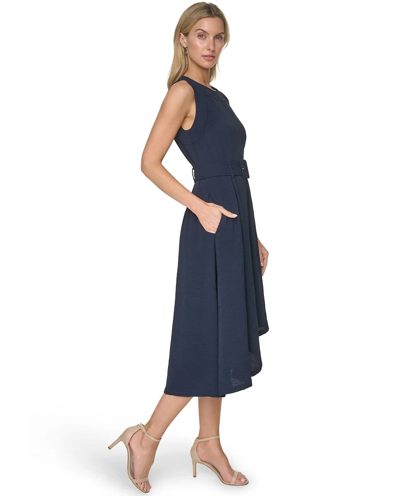 Calvin Klein Women's Crew Neck Midi Dress