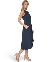 Calvin Klein Women's Crew Neck Midi Dress