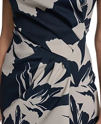 Calvin Klein Women's Square-Neck Sheath Midi Dress