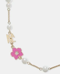 Karl Lagerfeld Paris Imitation Pearl Collar Necklace