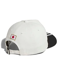 Adidas Men's and Women's White Japan National Team Pinched Crown Adjustable Hat