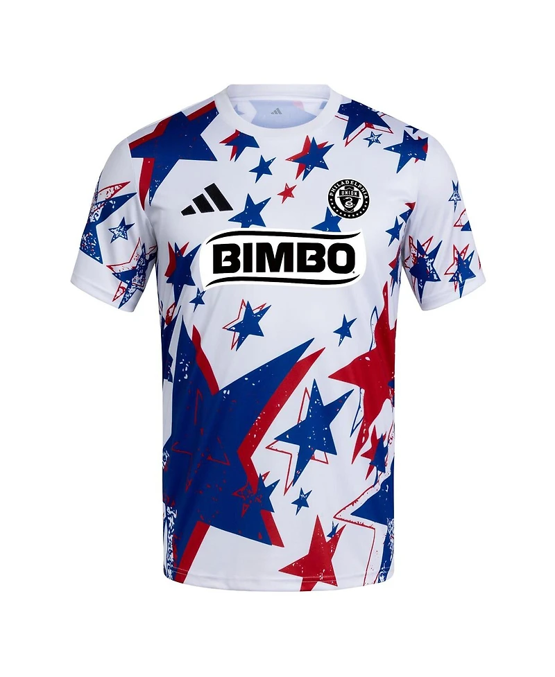 Adidas Men's White Philadelphia Union 2026 Americana Pre-Match Jersey