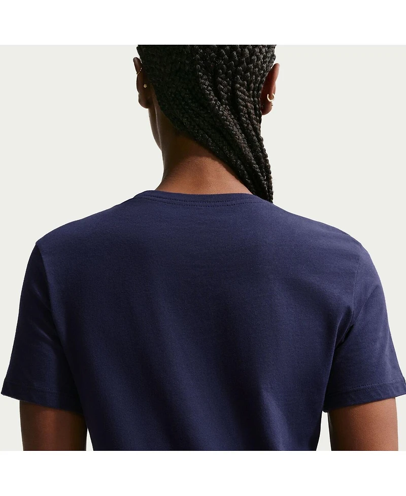 Nike Women's Blue France National Team Crest T-Shirt