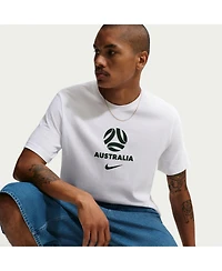 Nike Men's White Australia National Team Crest T-Shirt
