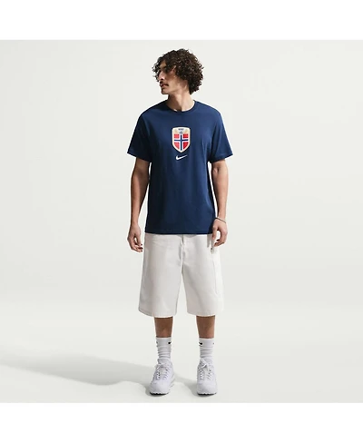 Nike Men's Navy Norway National Team Crest T-Shirt