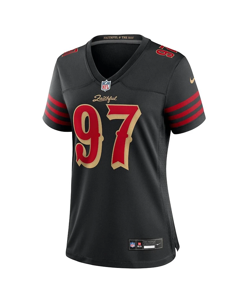 Nike Women's Nick Bosa Black San Francisco 49ers 2025 Rivalries Collection Game Jersey
