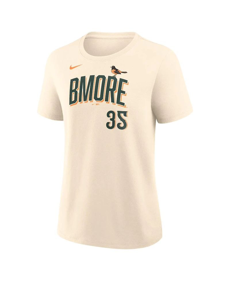 Nike Women's Adley Rutschman Cream Baltimore Orioles 2026 City Connect Name Number T-Shirt