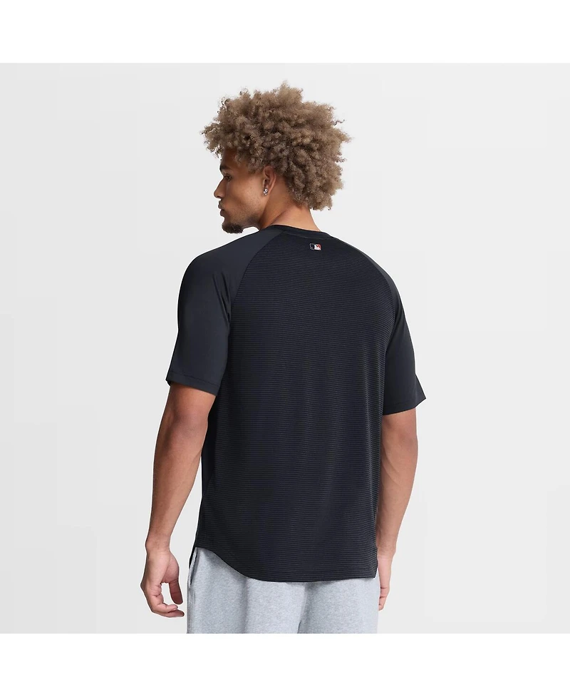 Nike Men's Navy Detroit Tigers Authentic Collection Batting Practice Pre-Game Raglan Dri-fit T-Shirt