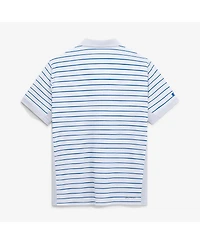 Nike Men's White Kansas City Royals 2026 Connect Authentic Collection Striped Victory Dri-fit Polo Shirt