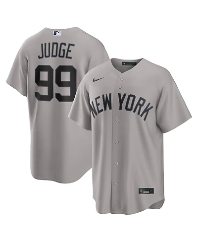 Nike Men's Aaron Judge Gray New York Yankees Road Replica Jersey