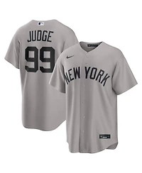 Nike Men's Aaron Judge Gray New York Yankees Road Replica Jersey