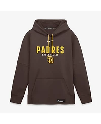 Nike Men's Brown San Diego Padres Authentic Collection Therma-fit Hoodie