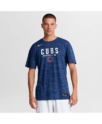 Nike Men's Royal Chicago Cubs Authentic Collection Velocity Dri-fit T-Shirt