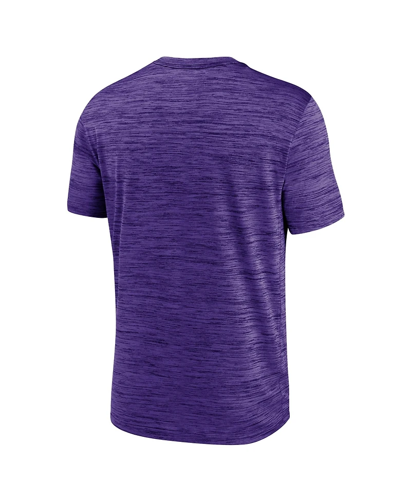 Nike Men's Purple Colorado Rockies Authentic Collection Velocity Dri-fit T-Shirt