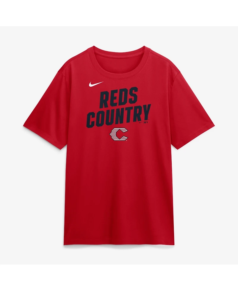 Nike Men's Red Cincinnati Reds 2026 City Connect Team Phrase Script Dri-fit T-Shirt
