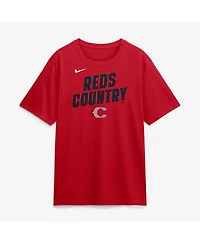 Nike Men's Red Cincinnati Reds 2026 City Connect Team Phrase Script Dri-fit T-Shirt