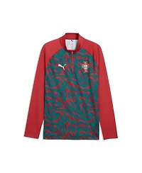 Puma Men's Red Portugal National Team Pre-Match Quarter-Zip