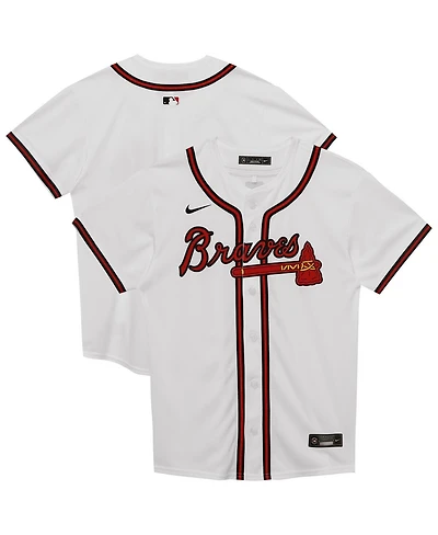 Nike Preschool White Atlanta Braves Home Game Jersey