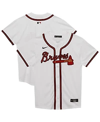 Nike Preschool White Atlanta Braves Home Game Jersey