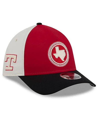 New Era Men's Red/Black Texas Rangers 2026 City Connect M-Crown A-Frame 39THIRTY Flex Hat