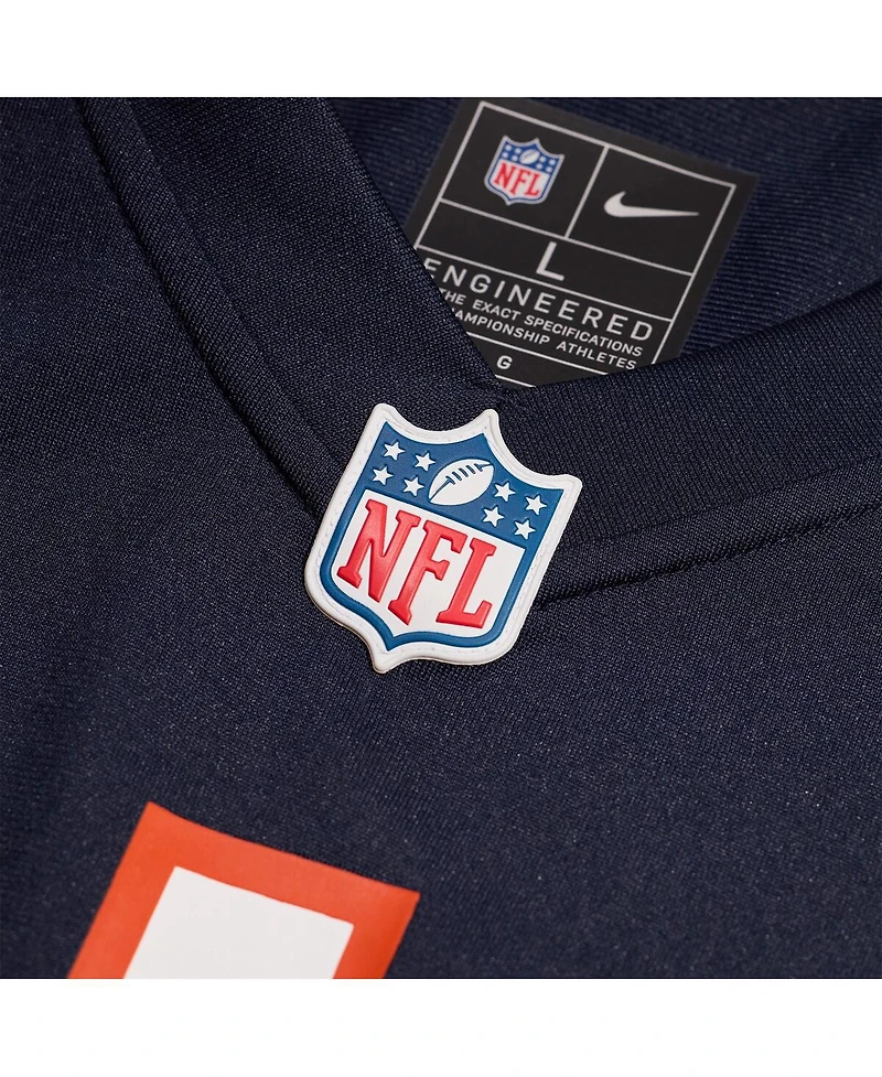 Nike Men's Kyle Monangai Navy Chicago Bears Team Game Jersey