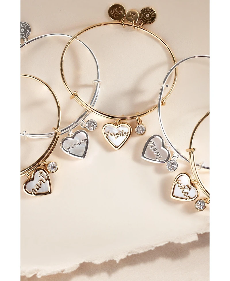 Alex and Ani Mom Mother of Pearl Bangle