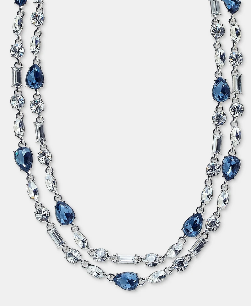 Givenchy Crystal Layered Collar Necklace, 16-1/4" + 3" extender