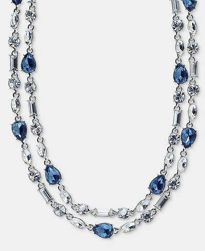 Givenchy Crystal Layered Collar Necklace, 16-1/4" + 3" extender