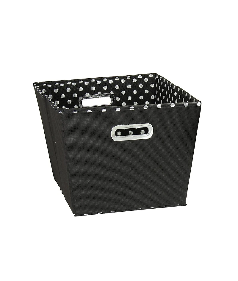 Household Essentials Medium Tapered Bins,Mini Dot