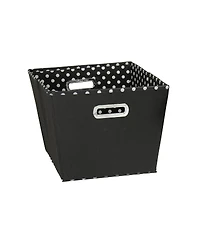 Household Essentials Medium Tapered Bins,Mini Dot