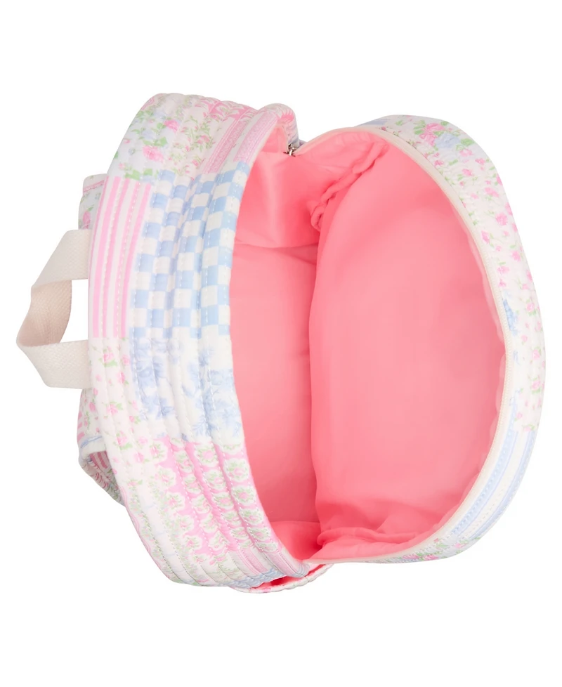 Madden Girl Lynxqc Quilted Cotton Dome Medium Backpack and Lunchbox Set