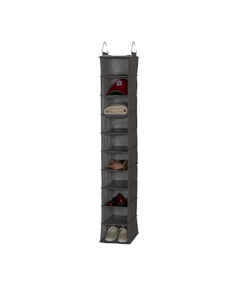 Household Essentials 10-Shelf Wide Hanging Shoe Organizer