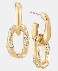 Givenchy Pave Link Drop Earrings