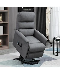 Boyel Living Electric Power Lift Recliner Chair for Elderly Fabric Chair with Remote Control