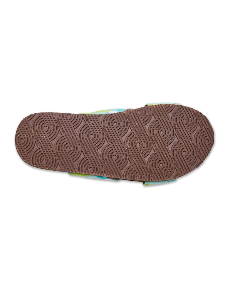 Women's Zensole Cascades Faux Leather Double Strap Slide Sandals