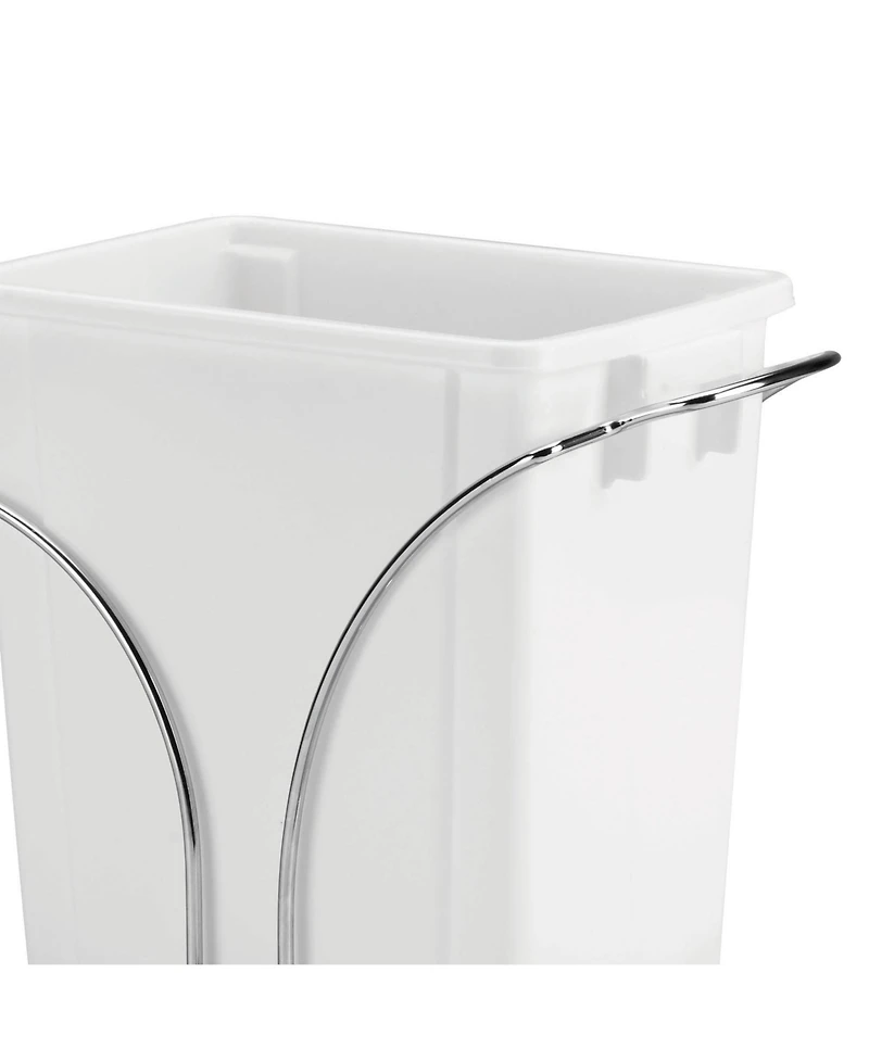 Household Essentials Glidez Steel Pull-Out Double 9 Gallon Plastic Trash Cans
